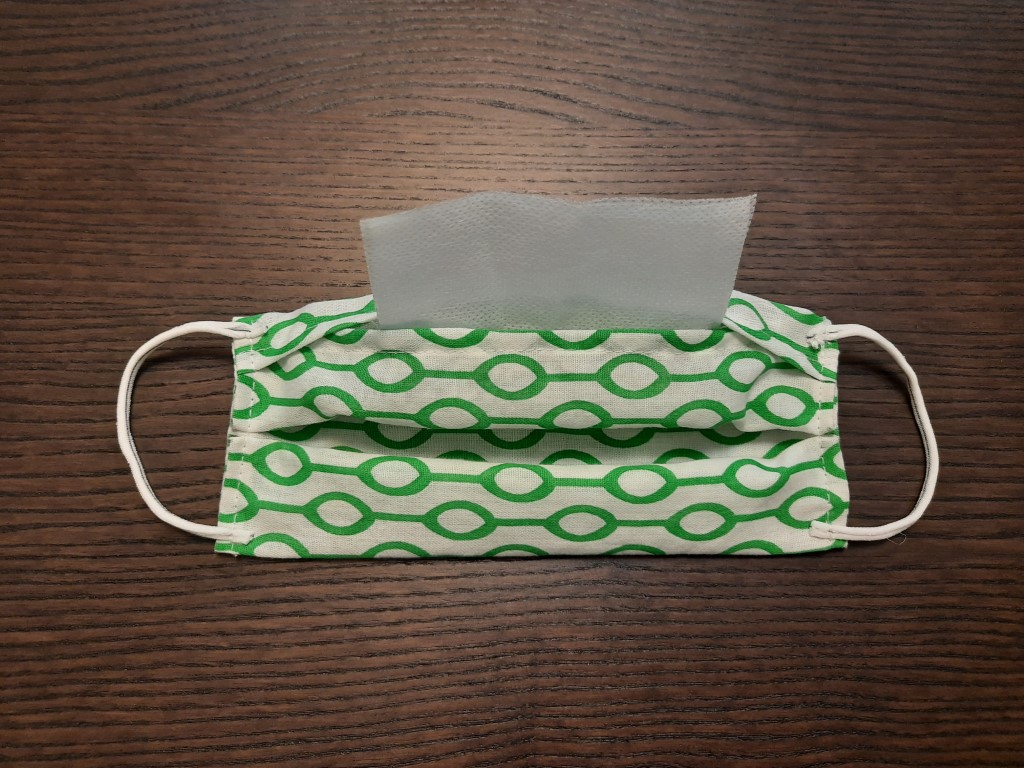 Easy DIY fabric mask with filter pocket