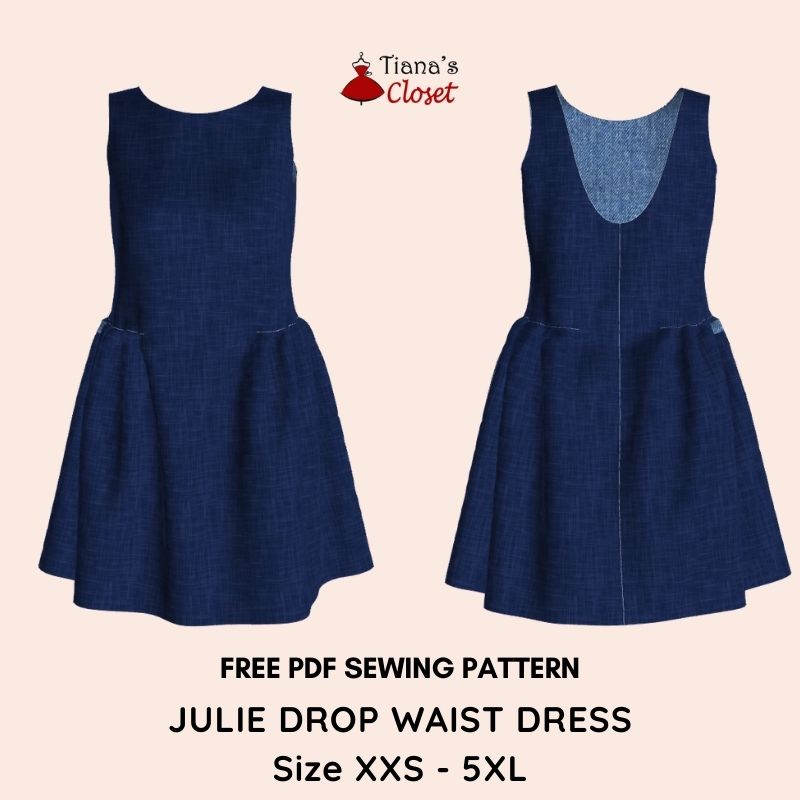 Julie drop waist dress