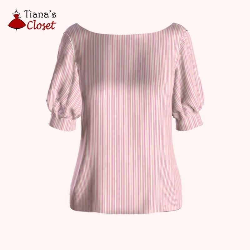 Sohini puffed sleeve top – Free PDF sewing pattern – Tiana's Closet