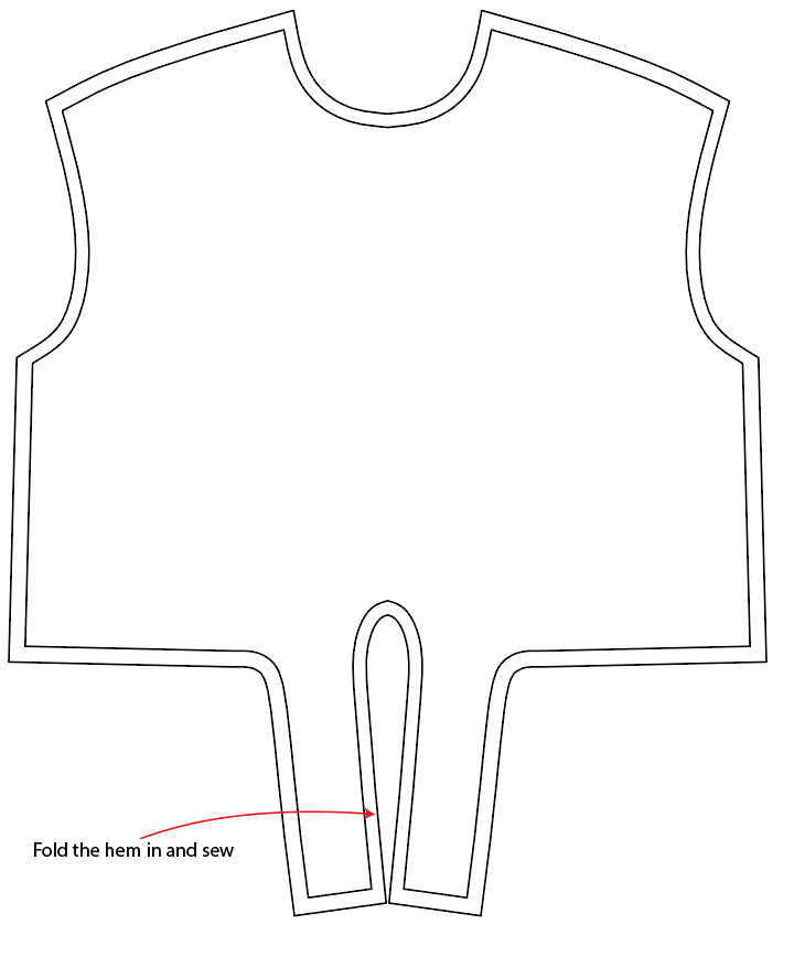 Allison twisted waist shirt - free PDF sewing pattern