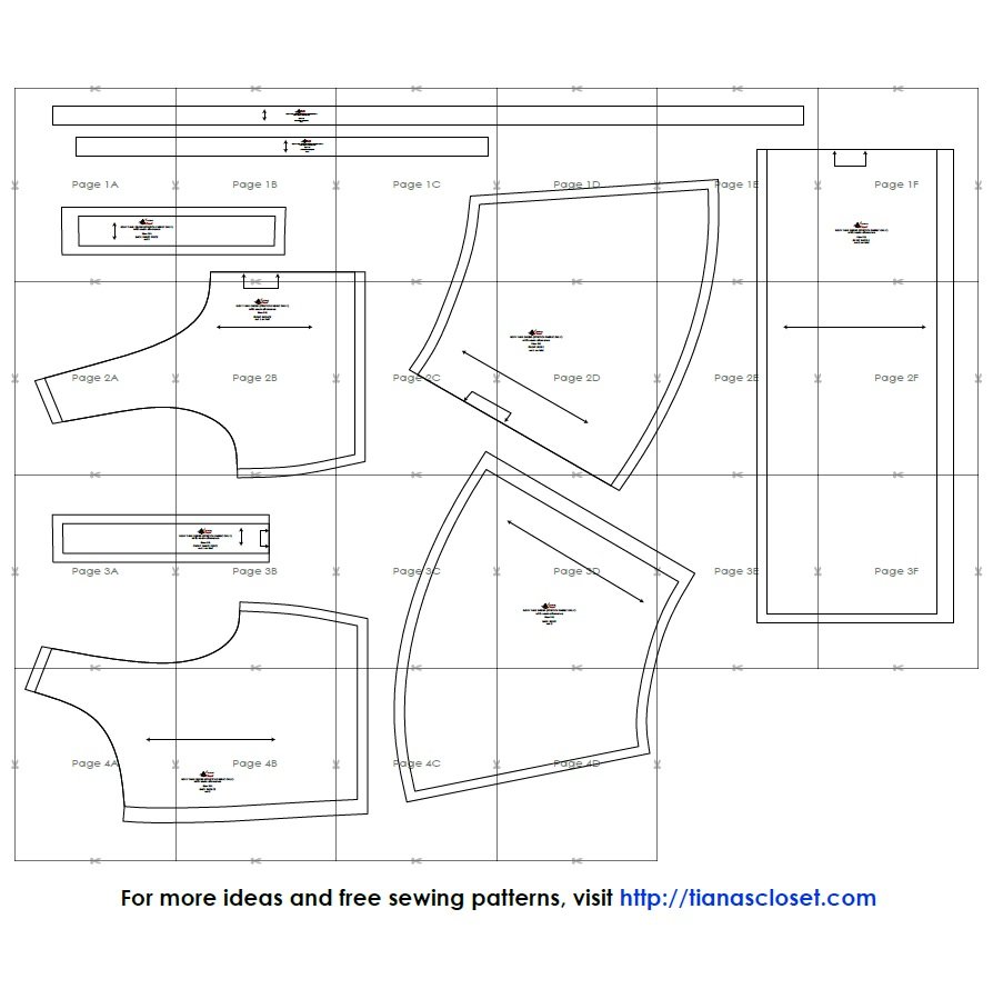 Roxy tank dress – free PDF sewing pattern – Tiana's Closet