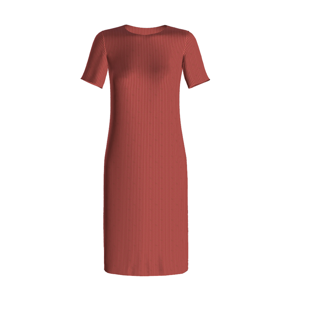 Lola midi t-shirt dress free pdf sewing pattern