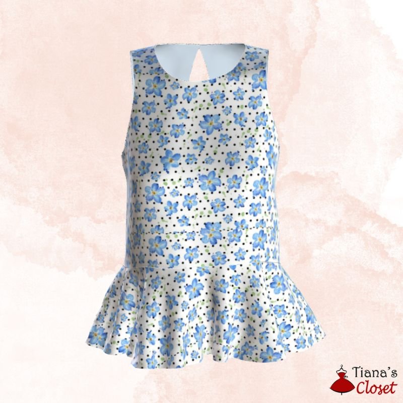 Peplum Tank Top Sewing Pattern Ideas (Sleeveless Styles) - Bloom