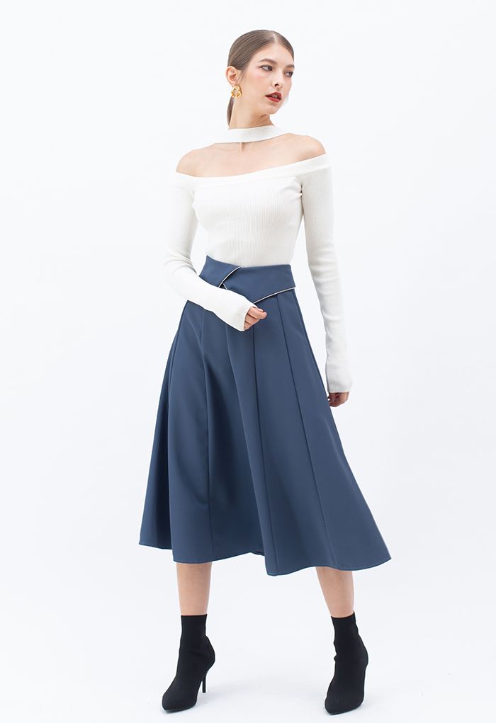 Corrie paneled midi skirt - free PDF sewing pattern