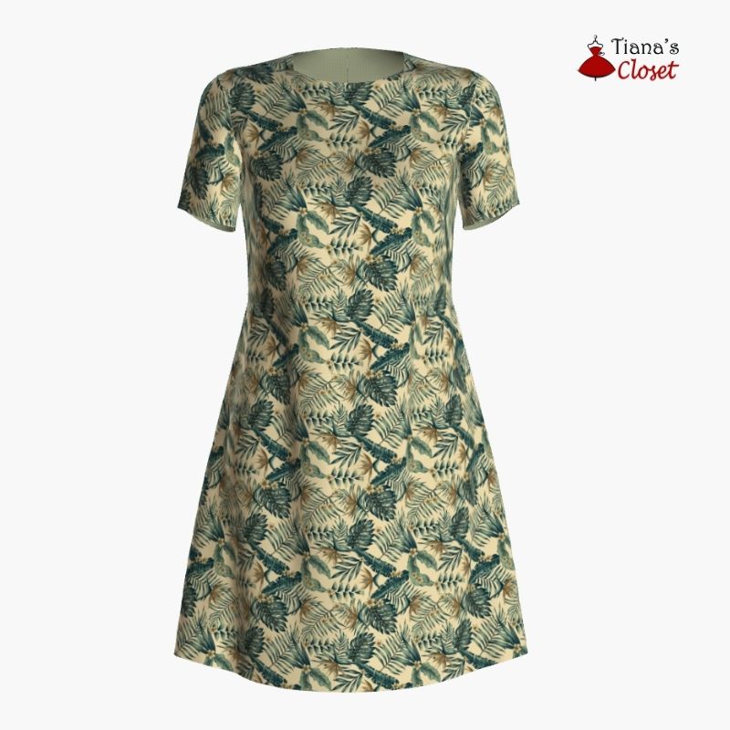 Camille shift dress - free PDF sewing pattern