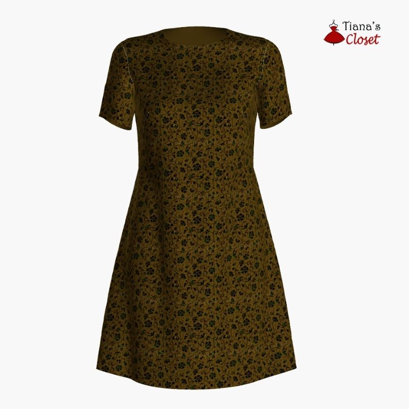 Camille shift dress - free PDF sewing pattern