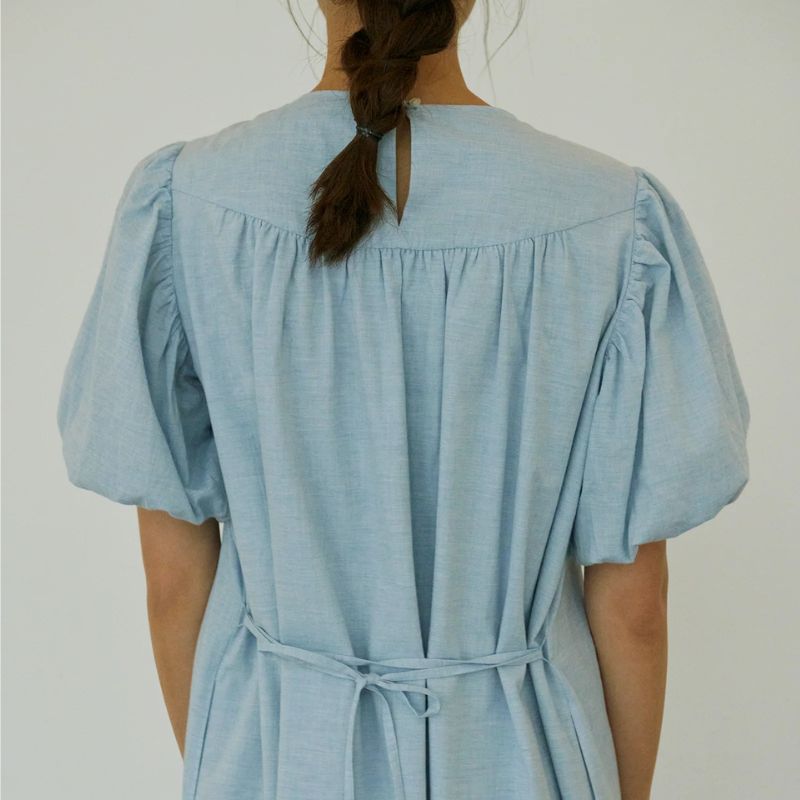 Shannon puffed sleeve dress - Free PDF sewing pattern
