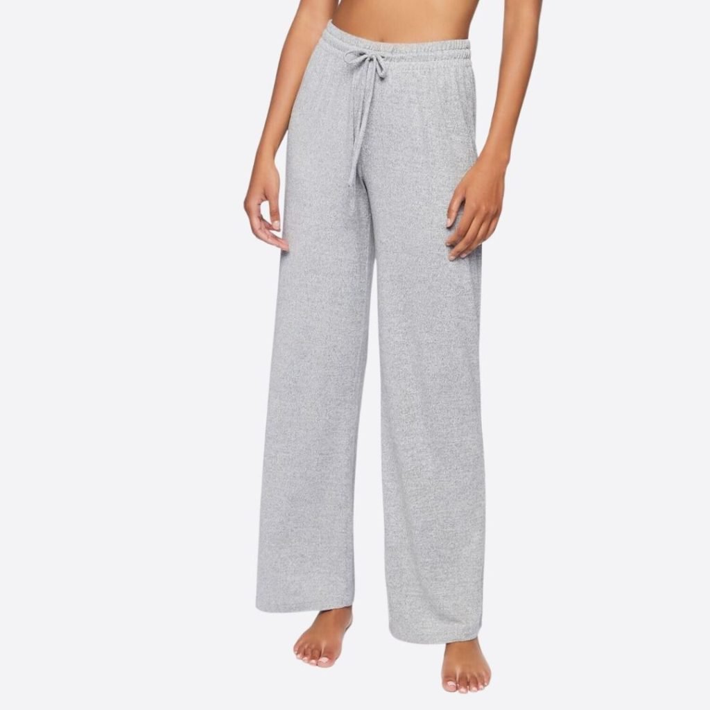 Elastic waist lounge pants hot sale