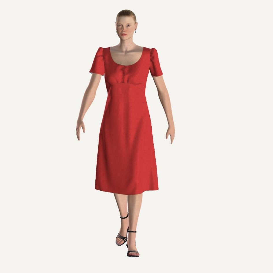 Debra empire waist dress - Free PDF sewing pattern