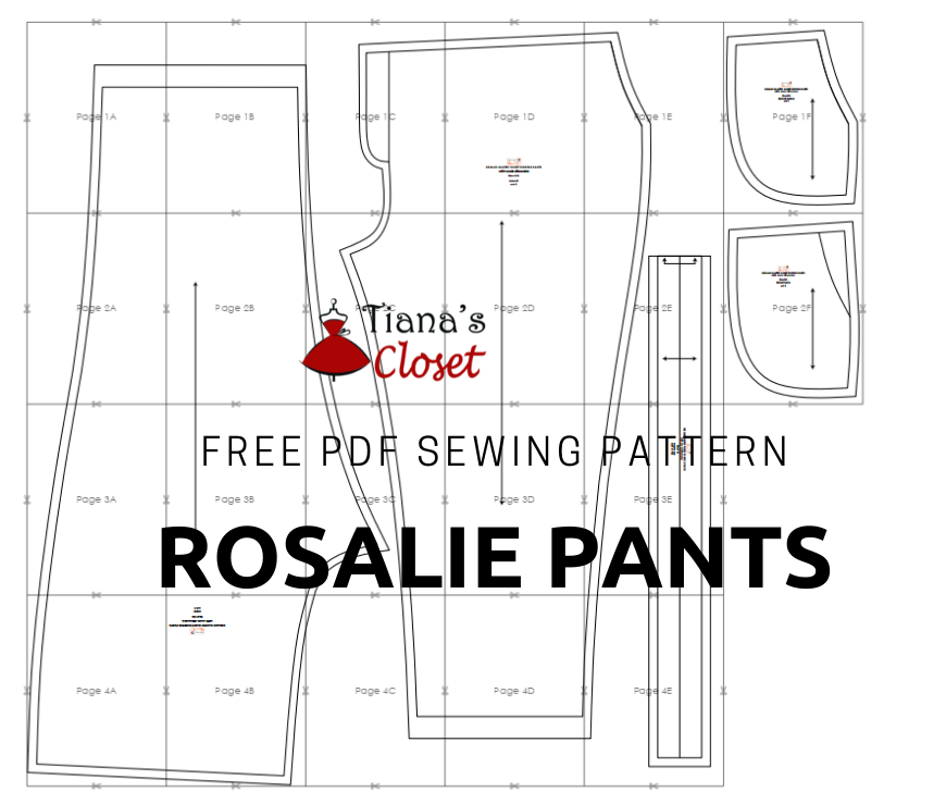 The Little Sewist: Free PDF sewing pattern: Rosalie elastic waist