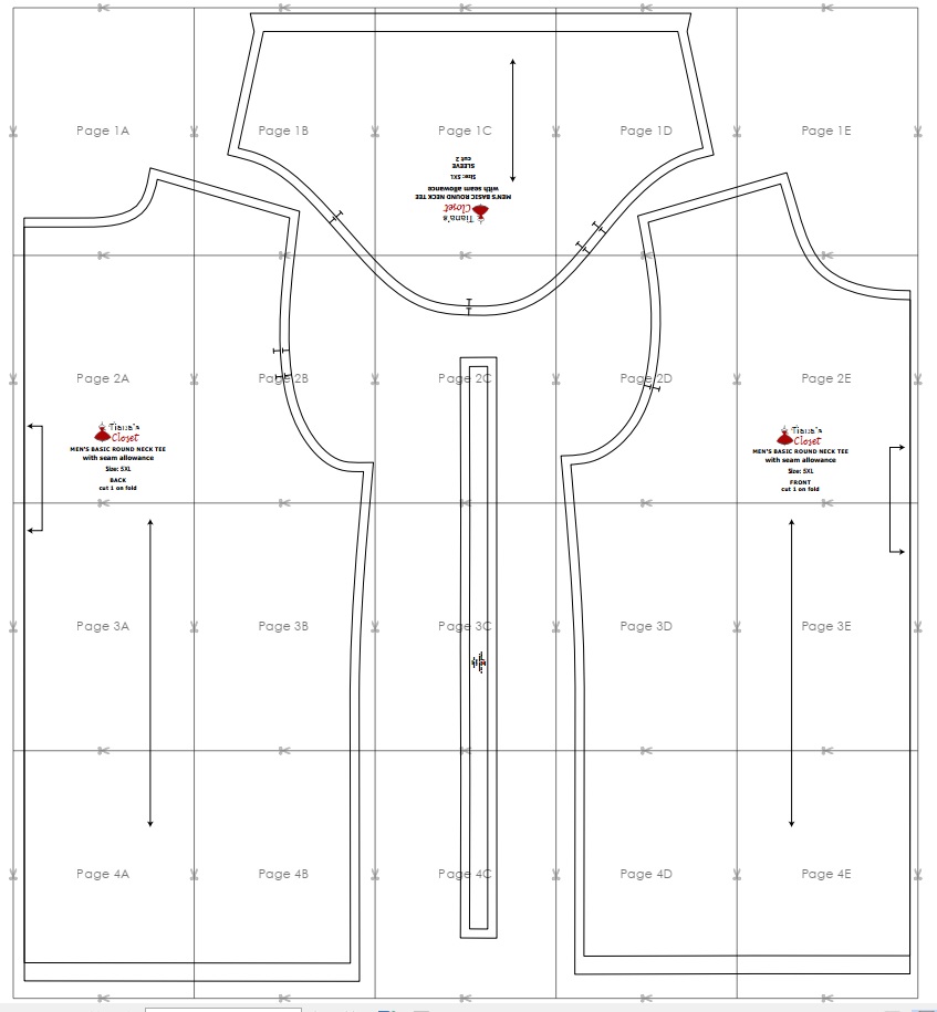 basic t shirt pattern