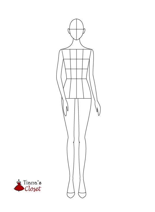 FASHION DESIGN CROQUIS Template Female | lupon.gov.ph