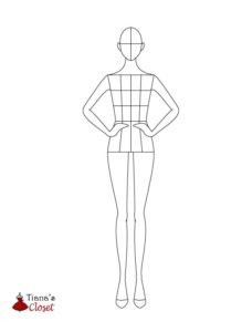 Female fashion croquis templates – Tiana's Closet