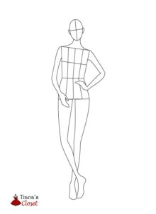 Female fashion croquis templates – Tiana's Closet