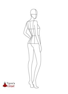 Female fashion croquis templates – Tiana's Closet