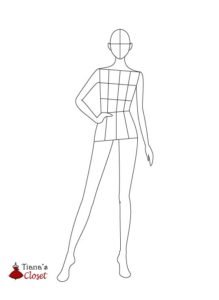 Female fashion croquis templates – Tiana's Closet
