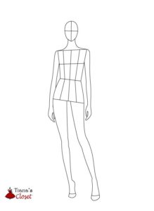 Female fashion croquis templates – Tiana's Closet