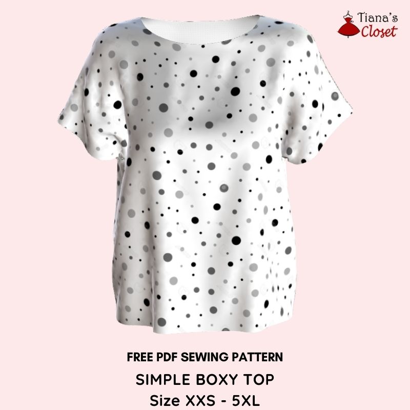 Simple boxy top pattern