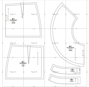 Mandy flounce hem mini skirt – free PDF sewing pattern – Tiana's Closet