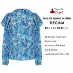 Regina blouse free pdf sewing pattern