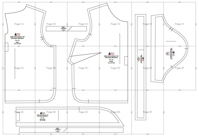 Nomi ruffle detail top – free pdf sewing pattern – Tiana's Closet