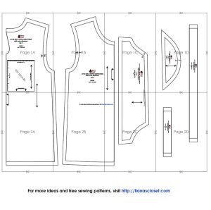 Little girl’s ruffle sleeve top – free pdf sewing pattern – Tiana's Closet