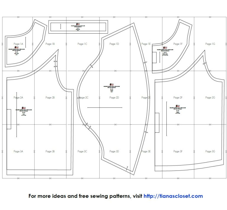 Marlene Gathered Panel Blouse – Free Pdf Sewing Pattern – Tiana's Closet