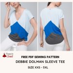 Debbie dolman sleeve tee