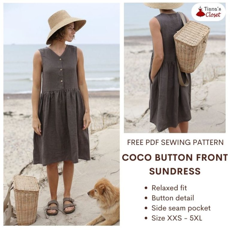 Coco button front sundress