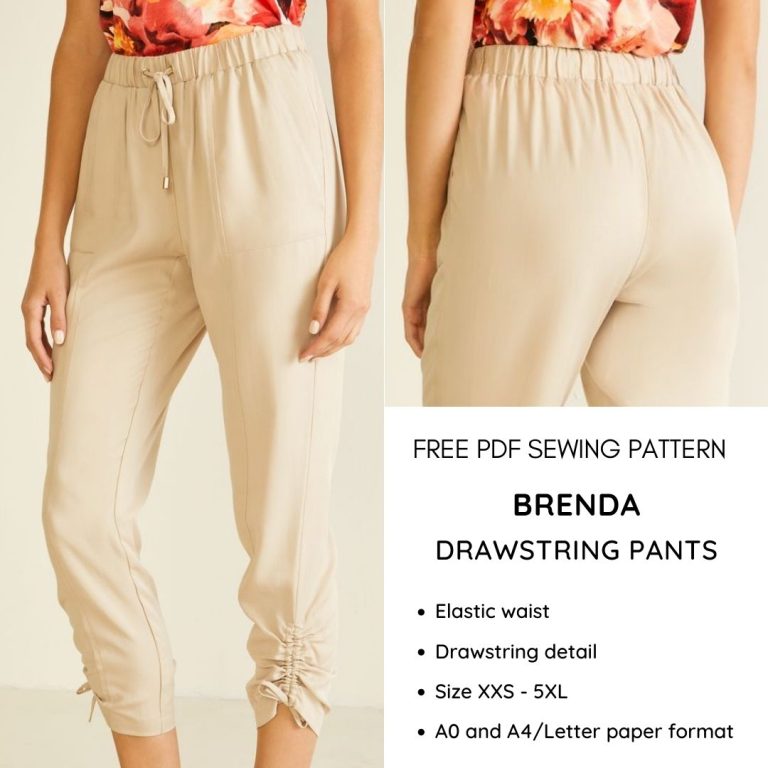 Brenda drawstring cropped pants