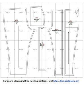 Brenda drawstring cropped pants – free PDF sewing pattern – Tiana's Closet