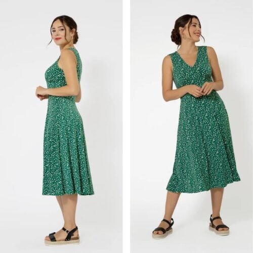 Mesa Pattern Jolene knit midi dress – Free PDF sewing pattern – Tiana's Closet