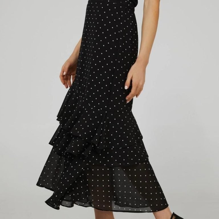 Asymmetrical Tiered Skirt lgh0002