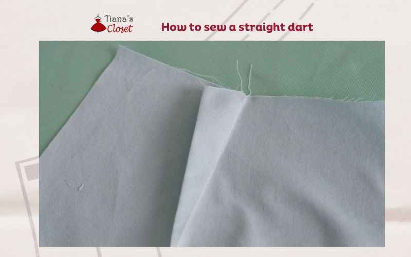 how to sew a straight dart