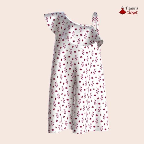 Aurora dress PDF sewing pattern for girls