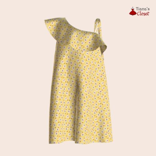 Aurora dress PDF sewing pattern for girls