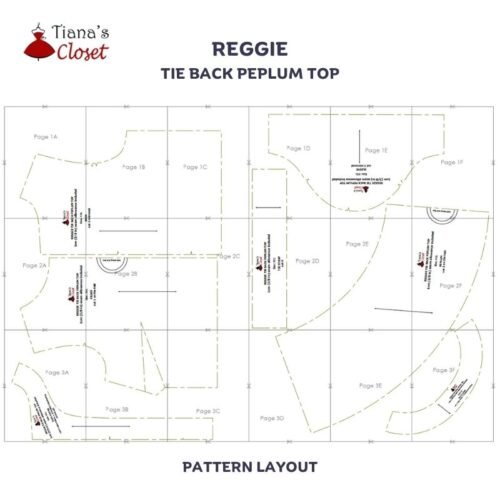 Reggie tie back peplum top - Image 4