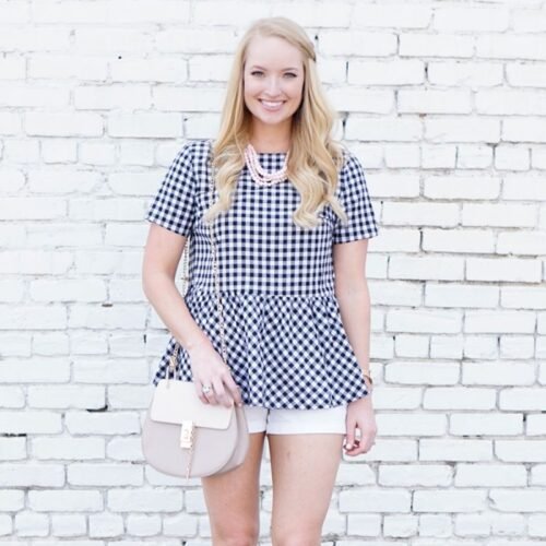 Reggie tie back peplum top - Image 3