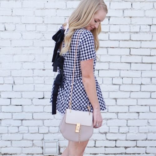 Reggie tie back peplum top - Image 2