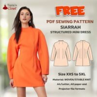 Siarrah mock neck structured dress