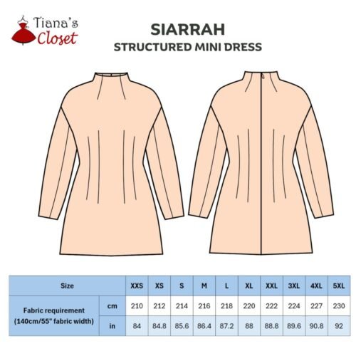 Siarrah mock neck structured dress - Image 2