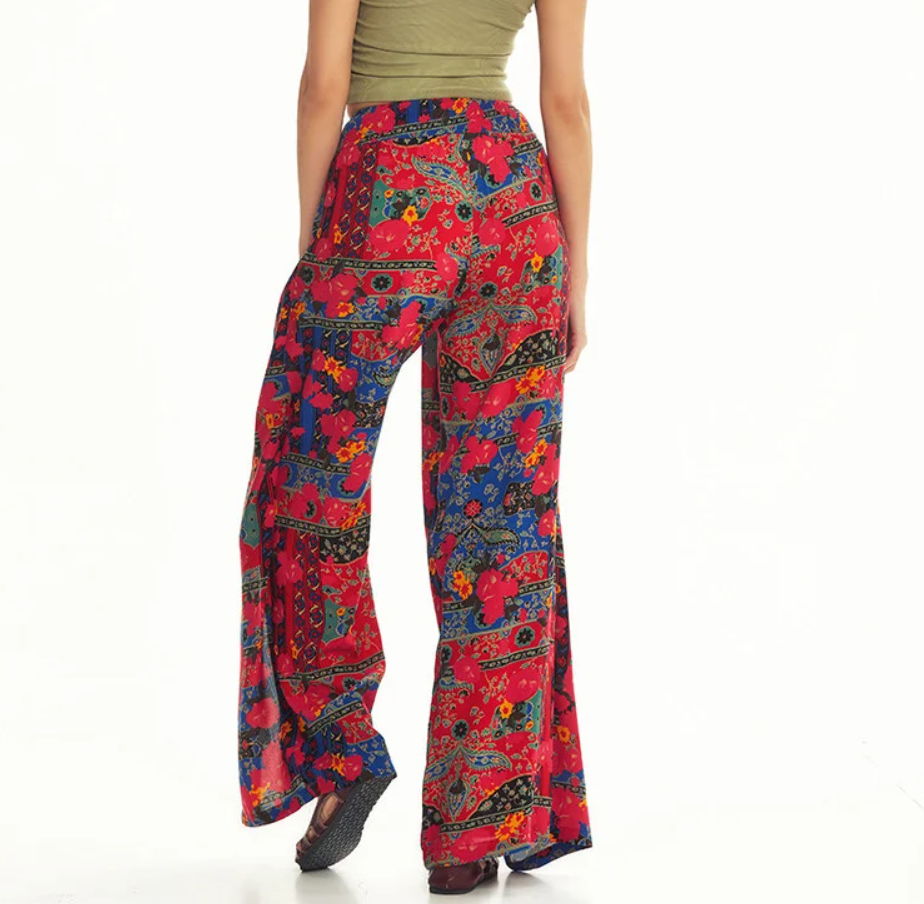 Irma wrap around palazzo pants - Free PDF sewing pattern