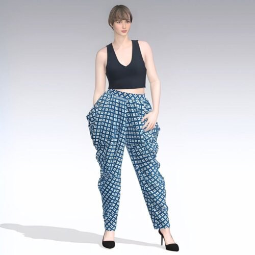 Quinn harem pants free PDF sewing pattern