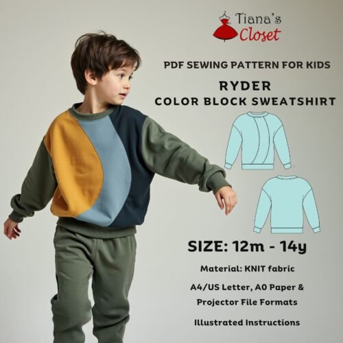 Ryder color block sweatshirt