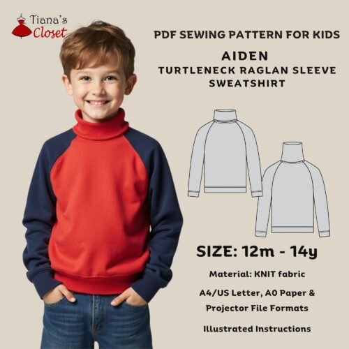 Aiden raglan sweatshirt