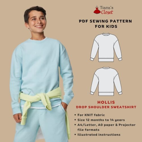 Hollis drop shoulder sweatshirt