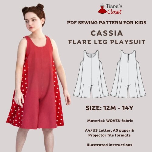 Cassia playsuit (for kids)