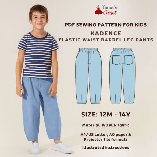 Kadence barrel leg pants