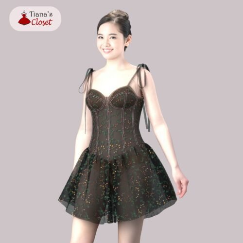 Seraya basque waist corset dress - Image 5