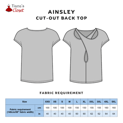 Ainsley cut out back tee - Image 2
